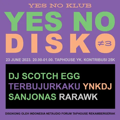 Flyer for YND#03, 23 June 2023