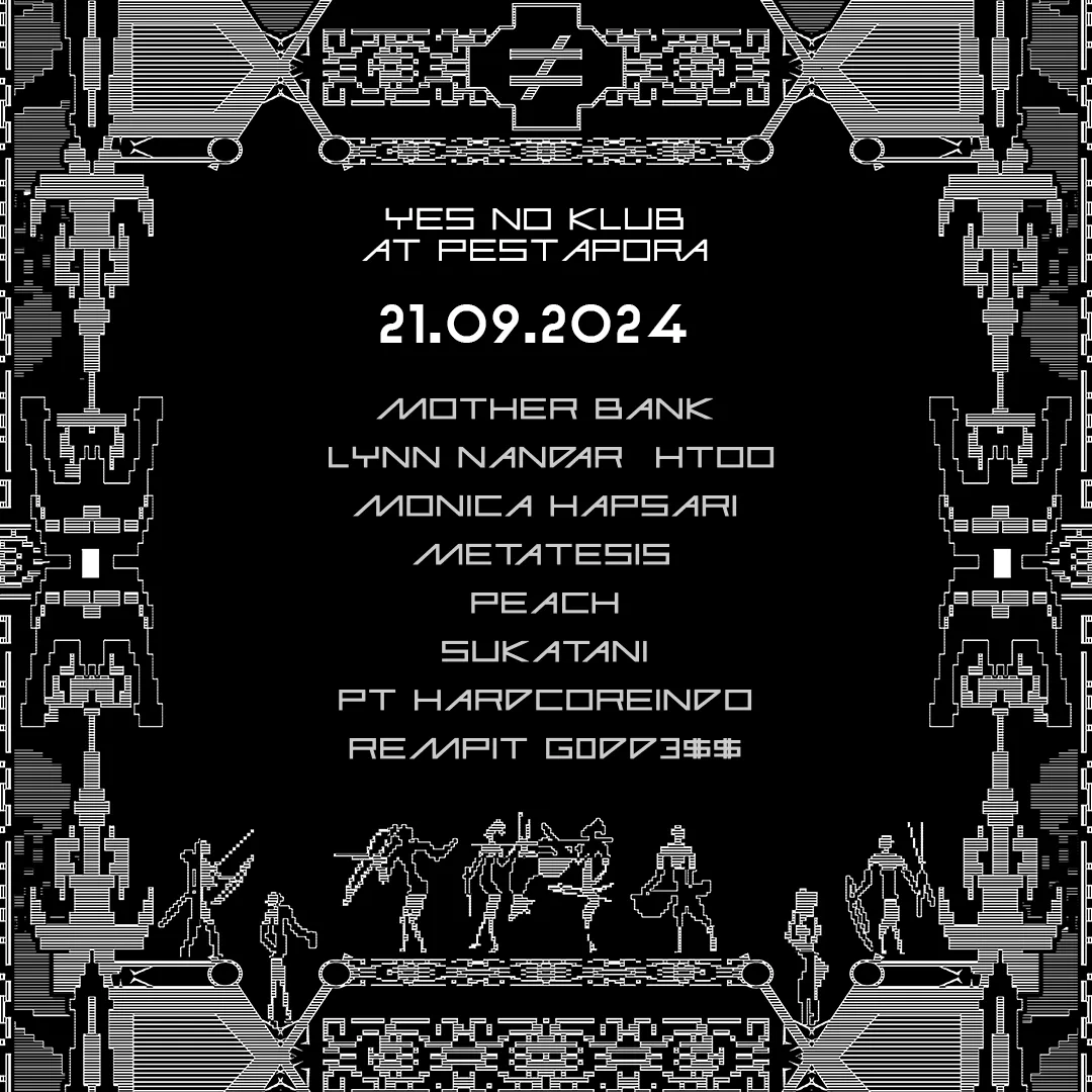 Flyer for Pestapora 2024, 21 September 2024 at Gambir Expo