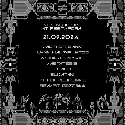 Flyer for Pestapora 2024, 2024-09-21 at Gambir Expo