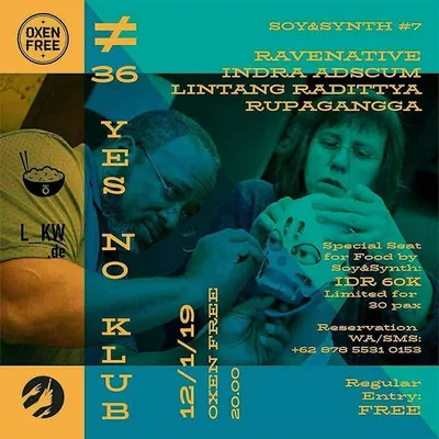 Flyer for YNK#36, 12 January 2019