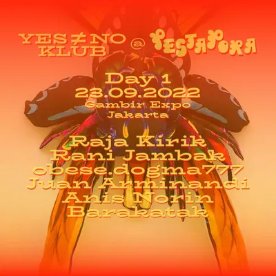 Flyer for Pestapora 2022 1, 23 September 2022