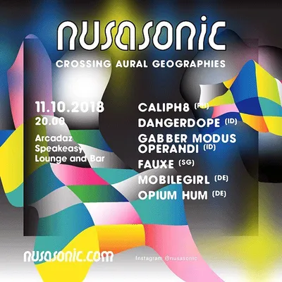 Flyer for YNK#Nusasonic, 11 October 2018