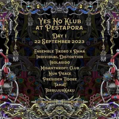 Flyer for Pestapora 2023 1, 22 September 2023