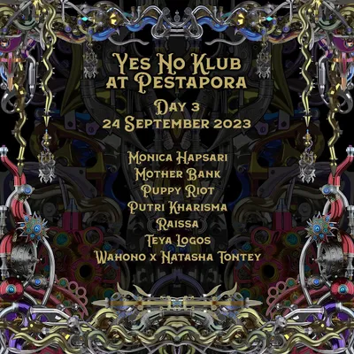 Flyer for Pestapora 2023 3, 24 September 2023