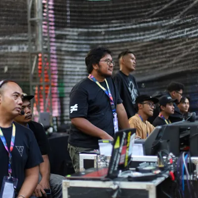 Pestapora 2024, day 1: crowd. Photograph 12 of 108 from Pestapora 2024, 2024-09-20 at Gambir Expo