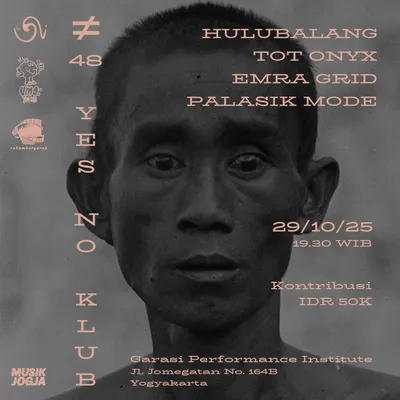 Flyer for YNK#48, 29 October 2025